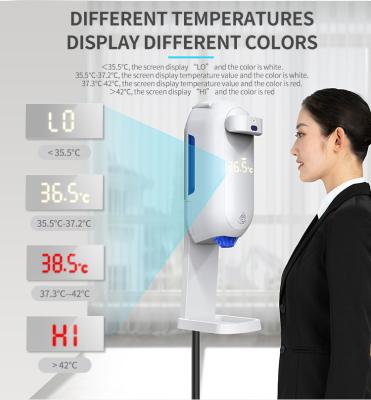 China Favorable dispensador automático del desinfectante de la mano del gel del alcohol K9 con el control de temperatura de en venta