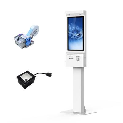 China 32 Zoll-Schnellimbiss-Selbstservice-Kiosk-Touch Screen mit 80mm Thermal-Drucker zu verkaufen