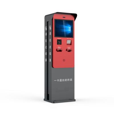 China 19 Zoll-Touch Screen wasserdichter Höhepunkt-Schirm-Parkkiosk im Freien für Barzahlung zu verkaufen