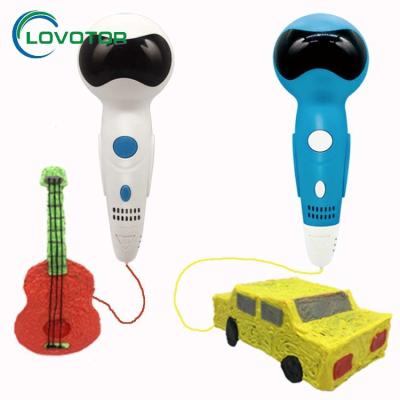 China pcl 1.75mm robot 3d pens with built in power and global first voice broadcasting for sale