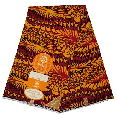 China Custom Made Super High Quality 100% Shrink-Resistant Ankara African Print Cotton Wax Fabric For Fashion Dress for sale