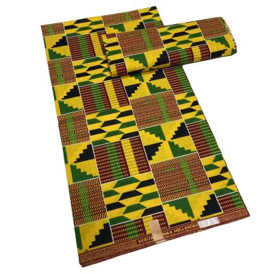 China 2021 High Quality Cotton 100% African Print Cotton Fabric Shrink-Resistant for sale