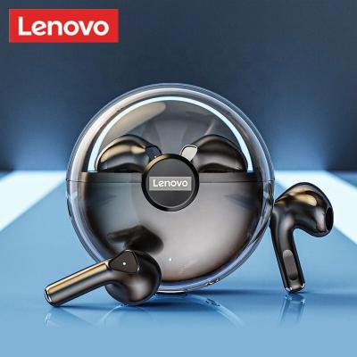 China Comfortable Wearing Gel Original Lenovo LP80 TWS Semi Transparent Filling Case In Ear Earbud DSP Noise Reduction Bluetooth Wireless Earphone for sale