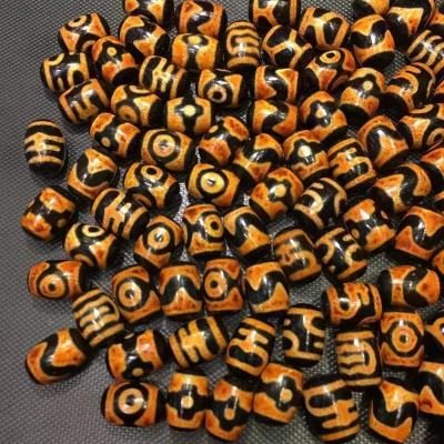 China 100pcs/Combos Stone Jewelry charms abalorios jewelry making natural agate dzi ethnic style high quality gemstone bead wholesale for sale