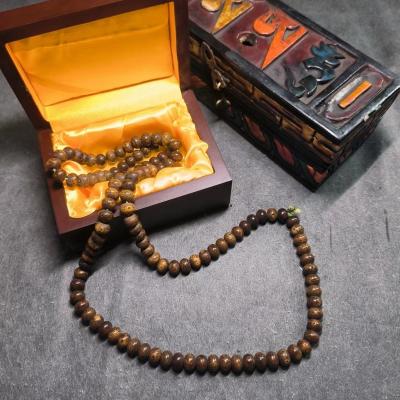 China 1pcs/lot Bodhi Seed 108 Tibetan Folk Collection Ethnic Bracelet Necklace Beads Hundred Years Heritage With Holes Plant Nuts Seed for sale