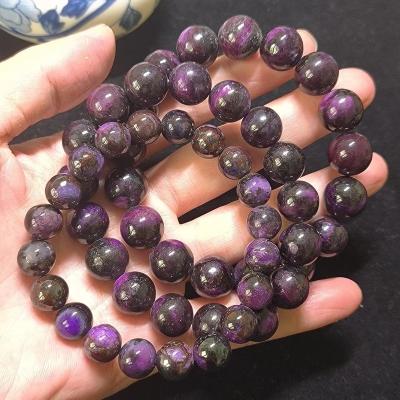 China 1pcs/lot CLASSIC natural single-loop Sugilite accessories beaded bracelet noble purple crystal and elegant women exquisite jewelry for sale