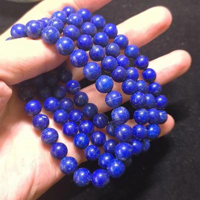 China Noble blue lapis lazuli crystal 1pcs/lot single-circle CLASSIC natural pearl bracelet and exquisite elegant women's jewelry accessories for sale