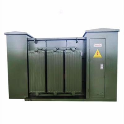 China LVBIAN ZGS11 Power Supplies 125kva 10kv Industrial New American Box Type Transformer Substation Design Combo Mounted Transformers for sale