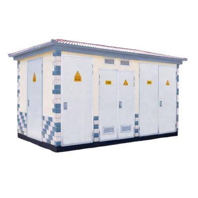 China LV BIAN 1250KVA 1500KVA Industrial Outdoor Compact Distribution Transformer Metal Clad Substation for sale