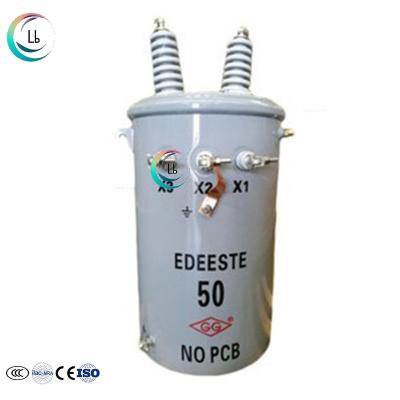 China High Quality Single Phase Pole-Mounted Power Transformer 7.62/13.8KV 120/240V Oil Immersed Transformer for sale