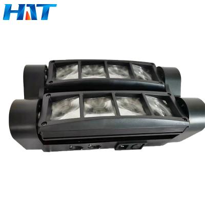 China Hot selling stadium etc. HAT stage spider lights 8*3w rgbw 4in1 disco stage concert hotel mini led moving head lights 8*5w spider light beam for night club party for sale