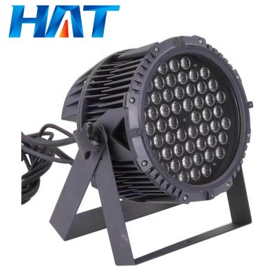 China Sports stadiums HAT led par 64 rgb dmx stage lighting 54pcs rgbw 54*3w waterproof led par lights par lights led par 64 for sale