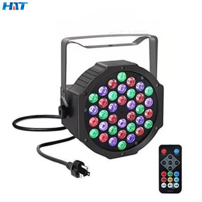 China Professional Party HT Stage Lights 36pcs 1w 3w Plastic Par DJ Disco Can Light 36w RGBAW Plastic Led Par Single Light For Wedding Room for sale