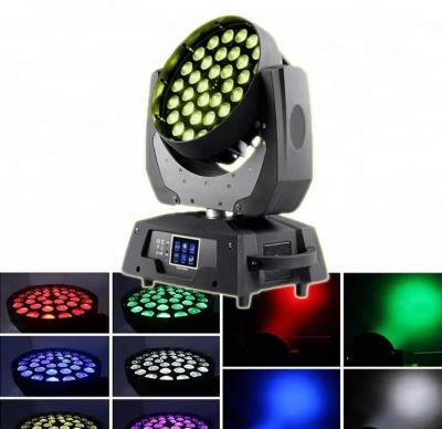 China Stage HAT China Light Stage Lighting 36*10W RGBW Zoom Led Moving Head Wash Led Moving Head for sale