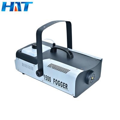 China High quality HAT low price dmx control 1500W fog machine digital display DMX512 smoke machine 1500w fog to wedding performance HT-B-003 for sale