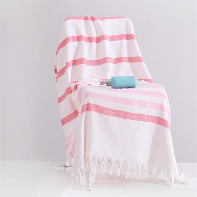 China Low MOQ 100% Cotton Viable Ex-factory Price Turkish Oversized Hammam Bath Towel QUICK DRY for sale