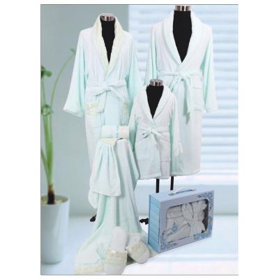 China Warm Luxury 100% Cotton Terry Bathrobe Sets for sale