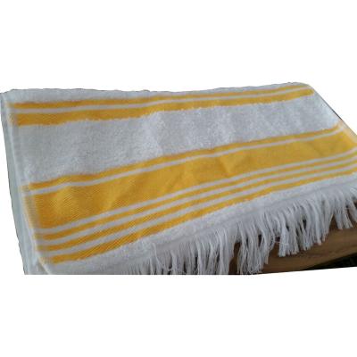 China Thick Egyptian Cotton /combed Cotton 600gsm , 16s/1 Loaf Pure Cotton Thick Towel for sale