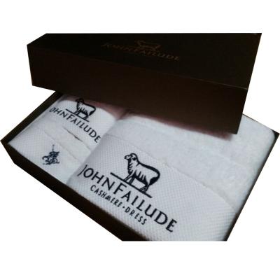 China 100% Cotton Embroidery Logo Cotton Gift Towel Sets for sale