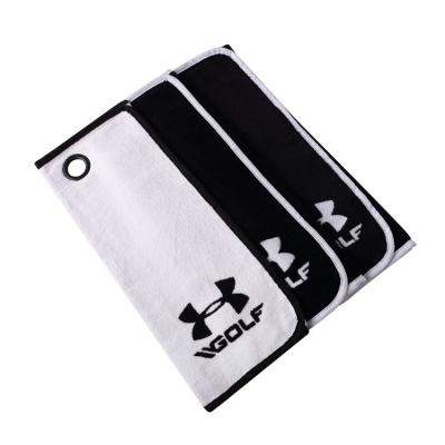 China QUICK DRY Customized Printed Cotton Golf Towel for sale