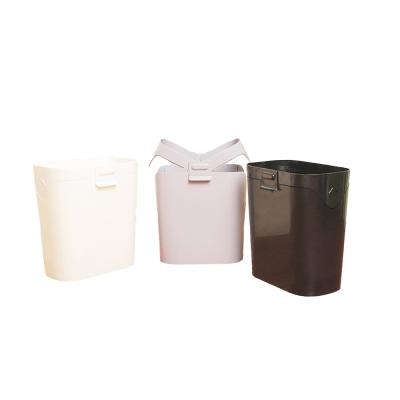 China 2021 NEW Disposable Design Feature Eco-friendly Factory Outlet Plastic Dust Bin For Home Pedal Trash Can For Kitchen Step Trash Can For Bathroom for sale