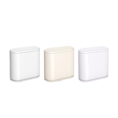 China 2021 Factory Feature Eco-friendly Modern Disposable Outlet Plastic Dust Bin For Home Pedal Trash Can For Kitchen With Washable Inner Box for sale