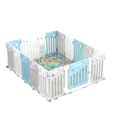 China Foldable; Non-slip; Assets; 2021 New Large Easy Plastic Baby Playpen Assembly Safety Indoor Baby Play Fence With Toys For Baby Indoor Use for sale