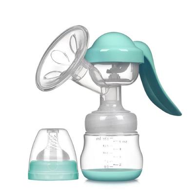 China BPA Free Silicone Free Manual Strong Suction Reliever Breast Pump for sale