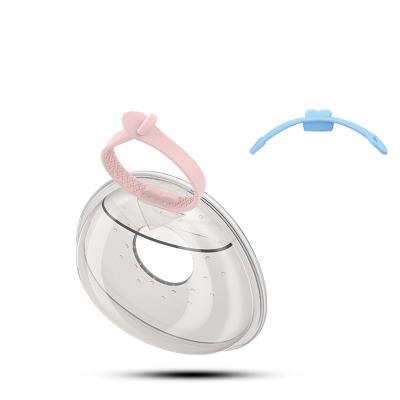 China New BPA Free Silicone Breast Milk Collector Shells With Plug Portable Breast Milk Collector for sale