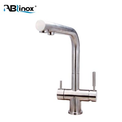 China Hot Selling America 3 Way Sense Faucets Kitchen Faucet Water Mixer Tap Designer Water Filter Purifier Flexible Kitchen Faucet for sale