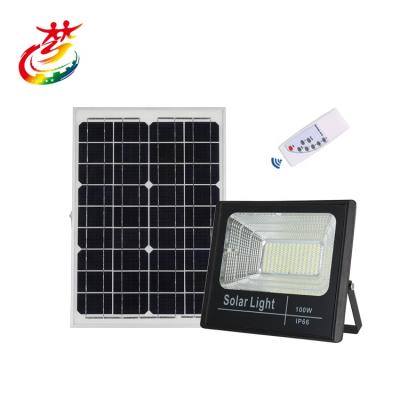 China ROAD Remote Control 25W 40w 60w 100w Die Cast Aluminum Alloy Led Solar Flood Light Garden Outdoor for sale