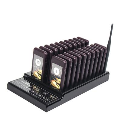 China 999-Channel Pager Wireless Restaurant QC100 Restaurant Call Queue System for sale