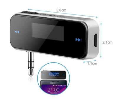 China 10m FM04 Car FM Wireless Audio Transmitter for sale