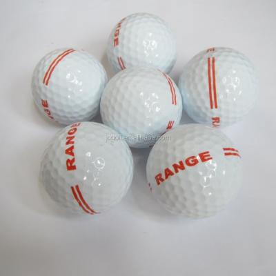 China Brand New High Durability 2 Piece Surlyn Cover Driving Range Golf Balls B-001 for sale