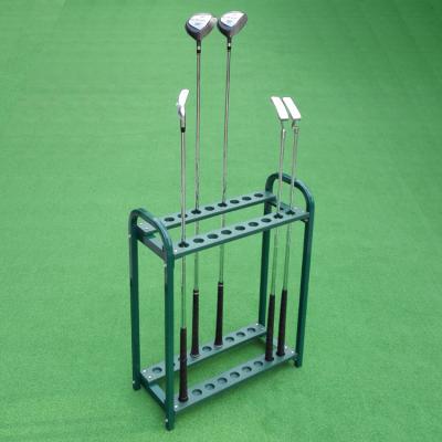 China Iron Hardware Golf Club Stand Steel Rack for sale