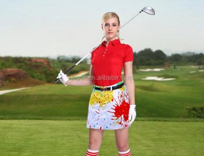 China Sport Plus Size Short Ladies Golf Apparel Clothes Womens Golf Print Skirt for sale