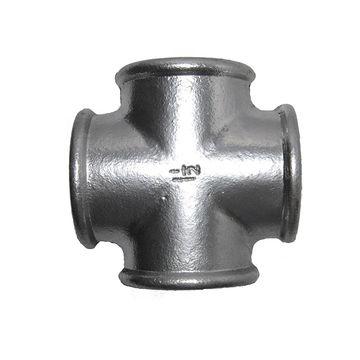 China Threaded Galvanized Iron Pipe Fitting Malleable Iron Tubing Materials Elbow And Thread Customized Size for sale