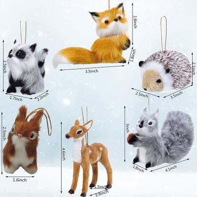 China New Cute Chirstmas Decor Style Plush Toys Stuffed Christmas Birthday Creative GIF Small Key Chains Pendants Kids Toys Stuffed Animals for sale