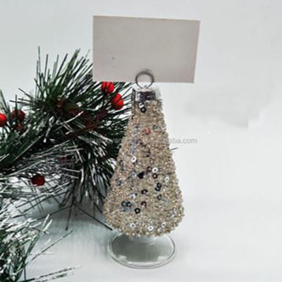 China Hot-selling Fashionable Mini Glass Ornaments Glass Christmas Tree For Christmas Decorations for sale