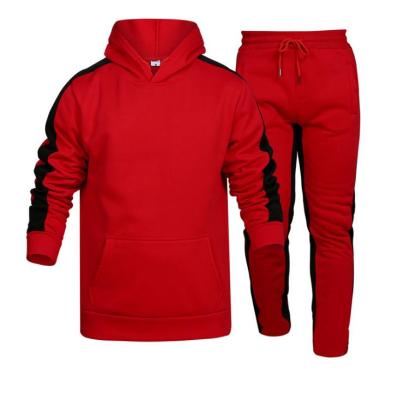 China 2021 wholesale new arrival high fashion casual custom men's breathable sweatsuit spring fall in stock item polyester good price sweatsuit for sale