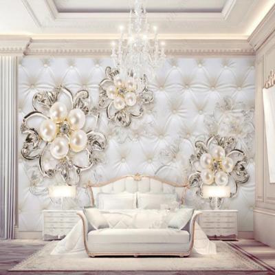 China Modern custom stereoscopic 3d wallpaper living room modern bedroom 3D wallpapers-100X144inches for sale