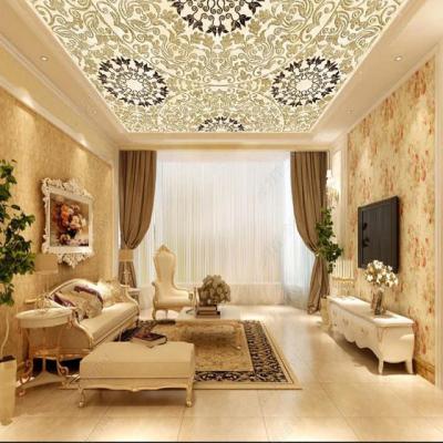 China Nice 2020 new design 3d ceiling murals modern ceiling panel for roof decoration for sale