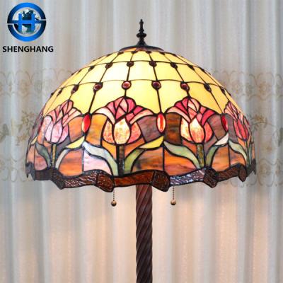 China 2020 New Simple Design Stained Glass Blown Glass Chandelier Handmade Murano Tiffany Floor Lamps Warm Light New In China for sale