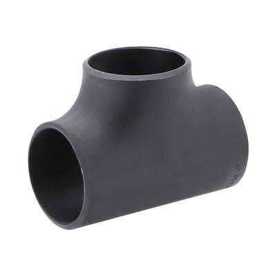 China Large Size Pipe Fittings Stainless Steel Pipe Fittings Reducing Butt Welded Steel Tee for sale