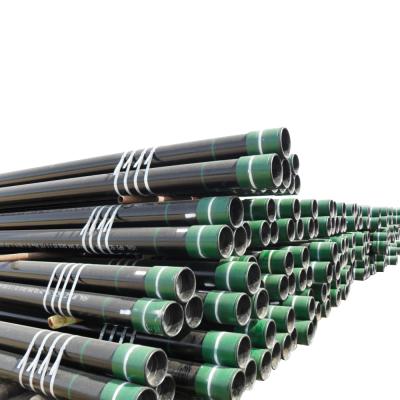 China Carbon Steel Oilfield OCTG API 5CT Hydraulic Seamless Pipe R3 Casing For Varnish Black Paint NDT for sale