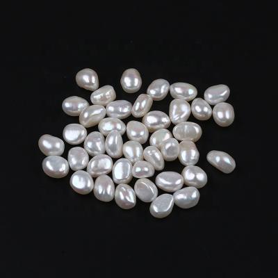 China Top Quality Natural Freshwater Pearl 7-8mm White Baroque Shape Real Pearl Loose Jewelry for sale