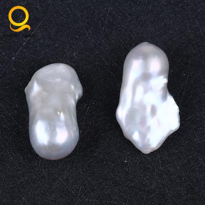 China Baroque Shape Freshwater Pearl Beads Freshwater Pearl 20-30mm Big White Color for sale