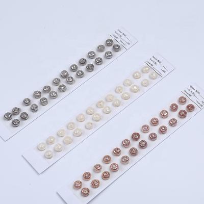 China Freshwater Pearl 9-10mm Flower Shape Cut Out Loose Button Pearls In Pairs for sale