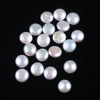 China Hot Sale 13mm White Freshwater Pearl Coin Pearls Freshwater Beads for sale