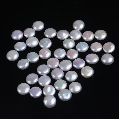 China Quality Freshwater White Loose Coin Pearl 13-14mm AAA+ Freshwater Pearl Beads for sale